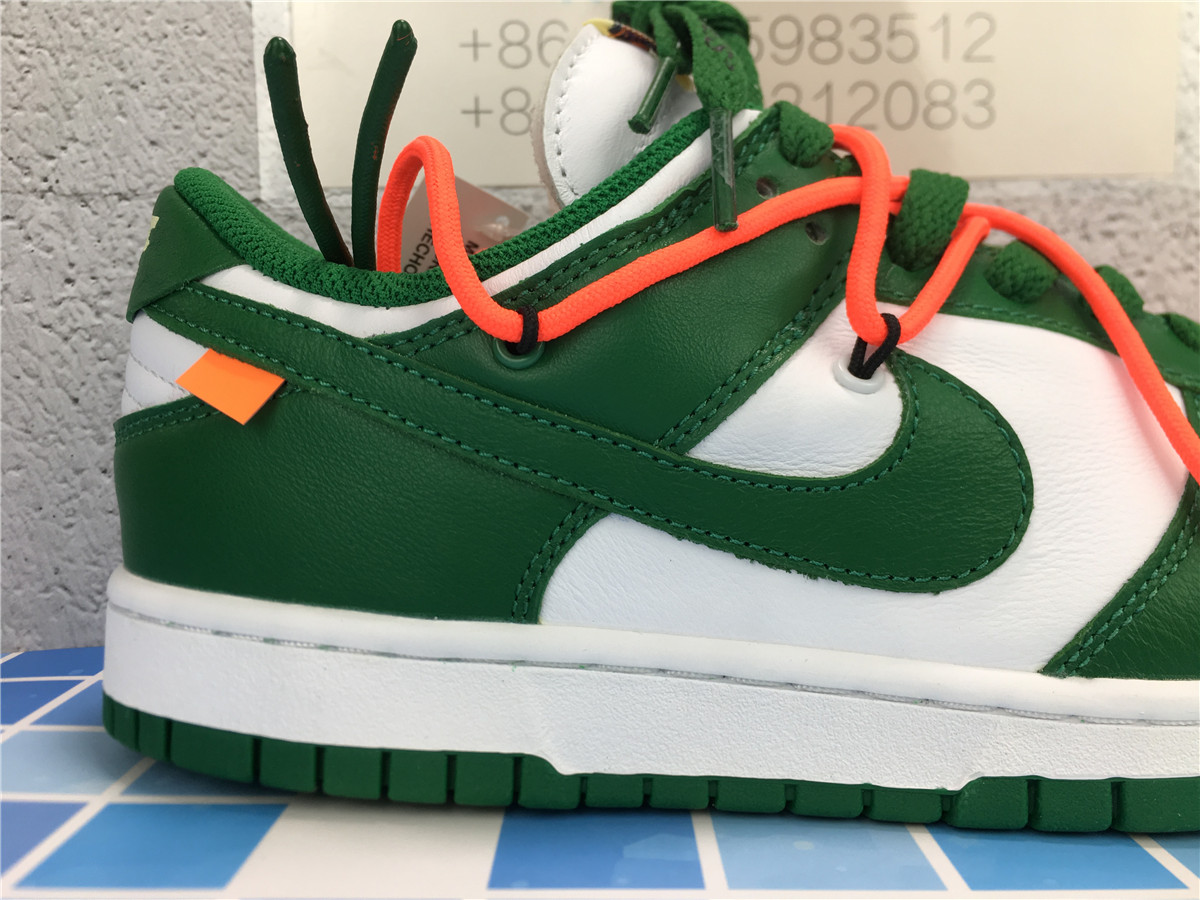 OFF-WHITE x Dunk Low Pine Green CT0856-100